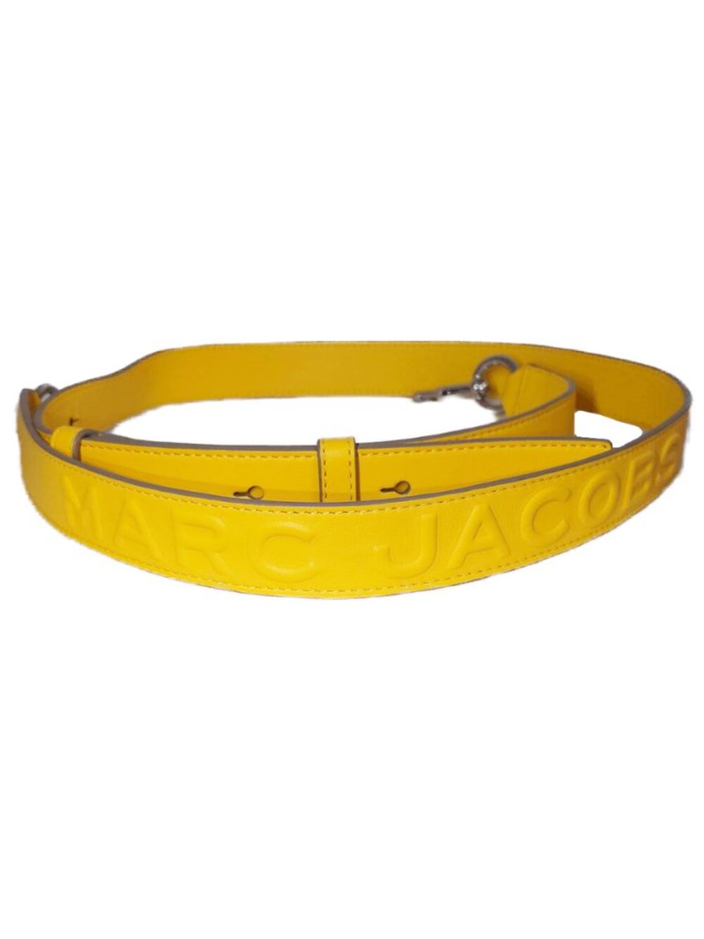 Marc Jacobs Yellow Embossed Monogram Leather Shoulder Bag Strap